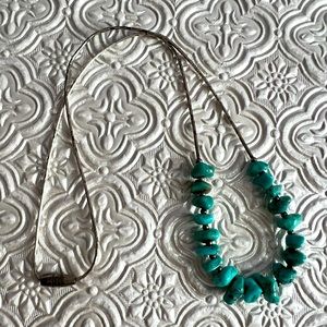 Native turquoise necklace.